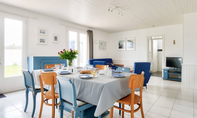 Noirmoutier-en-l'Ile Chalet De Esquí | Casa para 10 con jardín en Noirmoutier