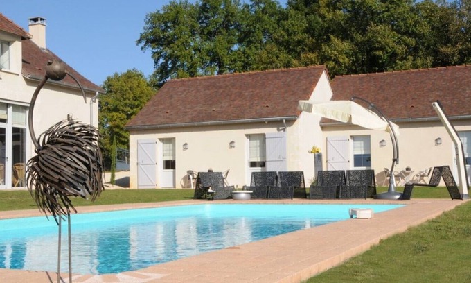 Gabillou Casa | Casa en Périgord negro 10 pers con piscina cerca de Montignac, Lascaux 4.