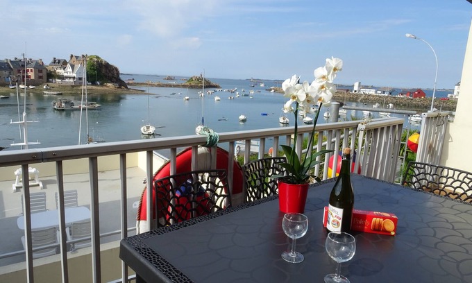 Loguivy Casa | Casa con vistas al puerto de Loguivy de la Mer, cerca de Bréhat y Paimpol
