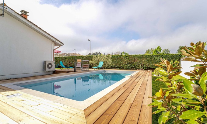 Mimizan Casa | Casa en Mimizan con jardín y piscina privada para 6 personas