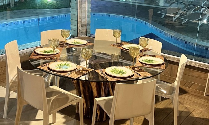 Pontal de Serrambi Casa | Casa en Paradisiacal Serrambi de 8 Km de Po - 4 dormitorios y 5 WC