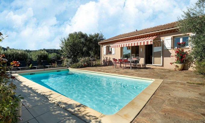 Roquebrun Villa | Villa en Roquebrun con piscina privada