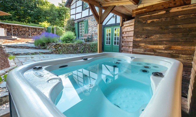 Grand Coo Casa | Casa "L 'Ardennaise" 5pers Jardín y Jacuzzi