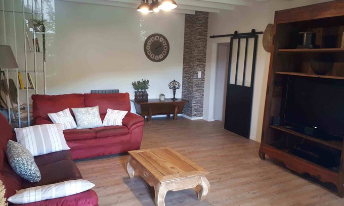 Saint-Maurice-d'Ibie Villa | CASA LE VIEUX MURIER CON TERRAZA CUBIERTA DE 50M²