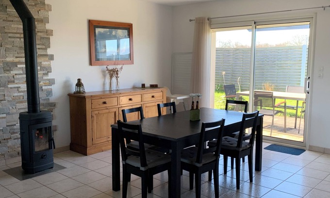 La Bouillie Casa | House les sables d'or les pins, plurien 2mn from the beach with garden