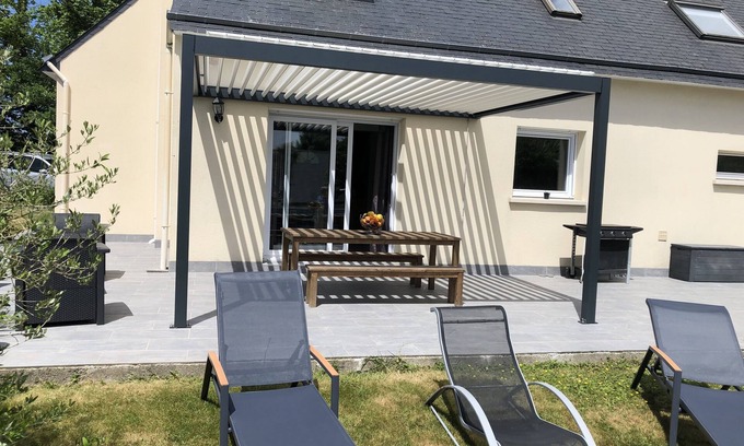 Quimper Casa | Casa entre la ciudad y el campo, y tranquilo jardín, cerca de las playas