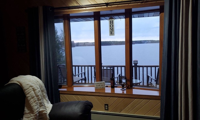 Park Falls Casa | House on 1900 Acre chain of lakes snowmobile and ATV trails in Northern Wi.