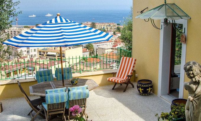 Beaulieu-sur-Mer Casa | Casa, magnífica vista al mar entre Niza y Mónaco