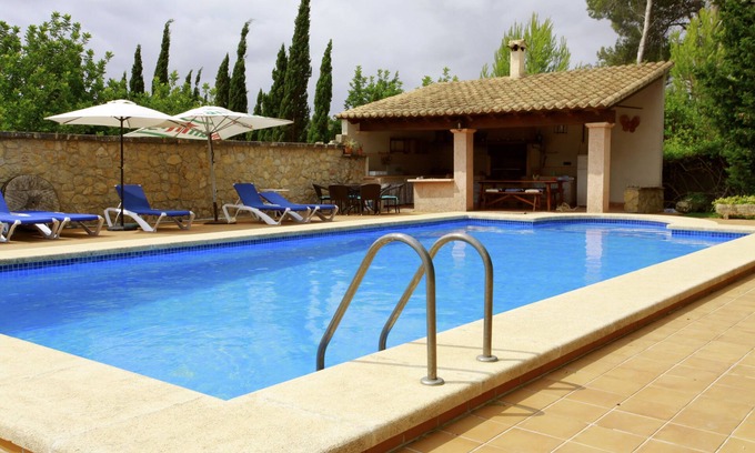Campanet Cabaña | Chalet con jardín y piscina y WIFI GRATIS
