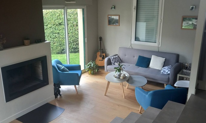 La Chapelle-Saint-Aubin Casa | Casa con garaje para 6 personas