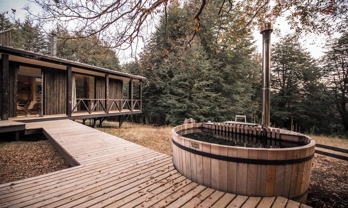 Malalcahuello Casa | Casa con Bosque y Hot-Tub en Malalcahuello cerca de Corralco