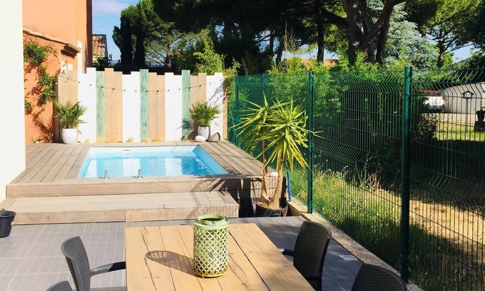 Saint-Jean-de-Vedas Casa | House with pool and garden - South of France