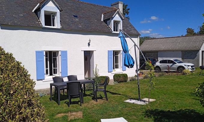 Clohars-Fouesnant Casa | Casa con gran jardín, lado del país tranquilo, cerca de Benodet, WIFI