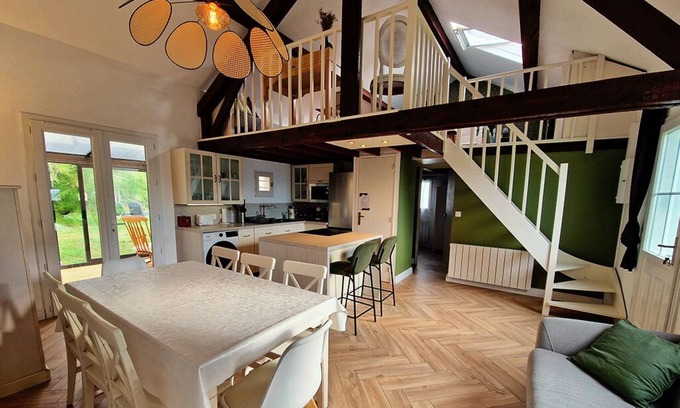 Sainte-Cecile-Plage Casa | House with large garden 1 km from the beach. Ideal for families.