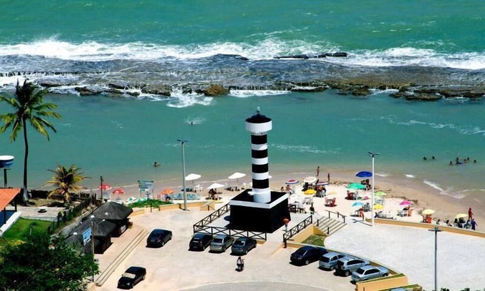 Pontal do Coruripe Casa | Casa con Paradise Beach cerca del faro con 3 dormitorios con aire