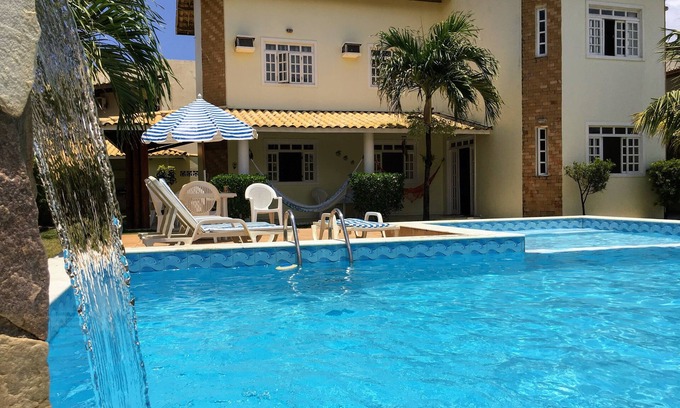 Flamengo Casa | ¡Linda casa! ¡Piscina, playa, jardín en urbanización cerrada!