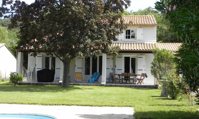 Cabrieres Casa | Casa con jardín y piscina privada entre Nimes, Pont du Gard y Uzes