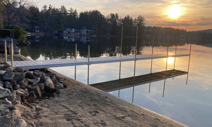 New Durham Casa | House with private sandy beach & dock plus hiking and snowmobile access