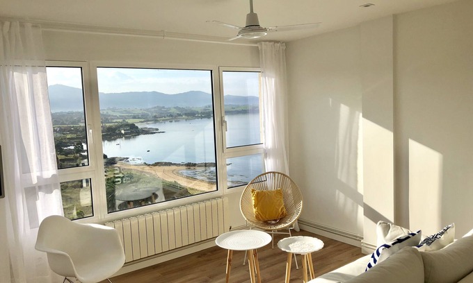 Pedrena Apartamento | Casa con vistas al mar en Pedreña (Cantabria) .Golf y Playa