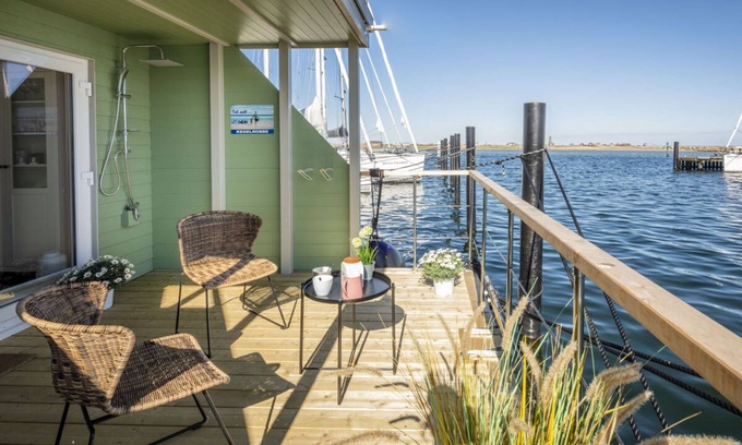 Heiligenhafen Alquiler De Eote | Houseboat Grey Seal Comfortable Vacation Home