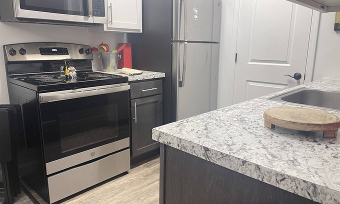 Parkdale Condominio | https://www.airbnb.com/h/beautiful2kingbedroomsandonesofabedonebathentireplace