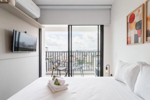 Santo Amaro Apartamento | HUB Alto da Boa Vista - Studios por temporada