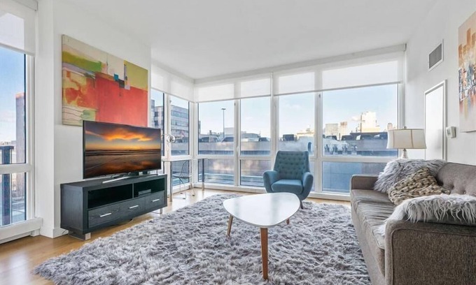Hell's Kitchen Apartamento | Hudson River 1 BR | near Hudson Hards | Free Wi-Fi