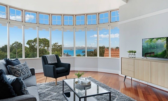 Cremorne Apartamento | Huge Harbour View Apartment In Historic Home