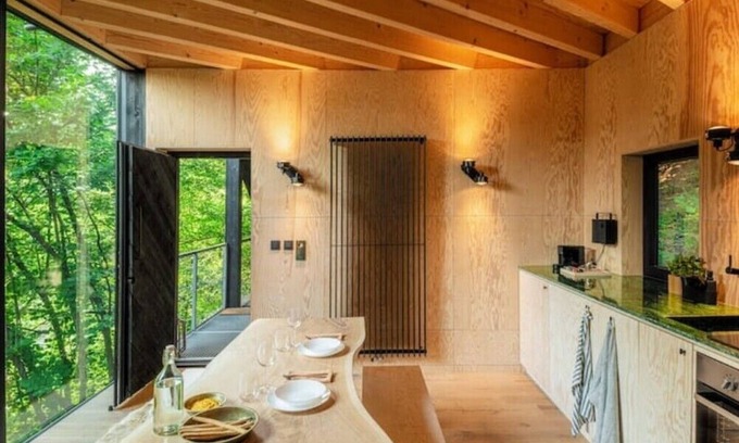La Roche-en-Ardenne Cabina | Hutstuf - Owl & Fox - 2 cabins with private rooftop sauna