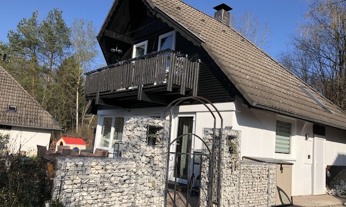 Feriendorf Frankenau Casa | Hüttenzauber Frankenau - Ferienhaus f. 2 a 6 personas, preferiblemente con un perro