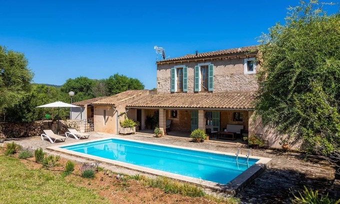Sant Llorenc des Cardassar Villa | Ideal famílias Casa rural, WIFI, piscina privada, pocos kilómetros de la pla