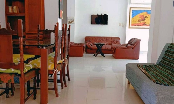 Tolu Apartamento | Ideal para familias. Oasis tropical, vista al mar, elegante, cómodo, espacioso.