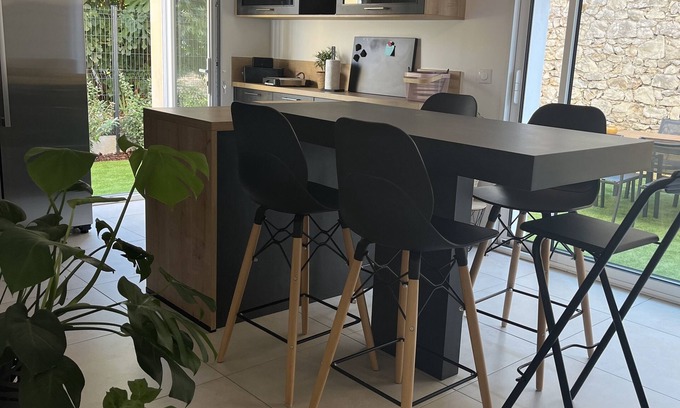 Villeneuve-les-Maguelone Apartamento | Ideal family and work duplex 3 bedrooms near beach