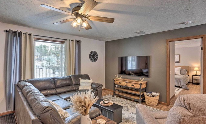 Sturgis Casa | Idyllic Sturgis Home w/ Fire Pit & Large Deck!