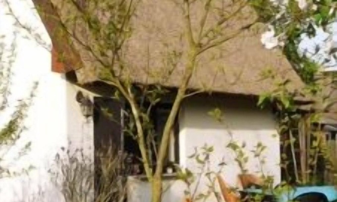 Kroeslin Casa | Idílica cabaña con techo de paja en el viejo Peene