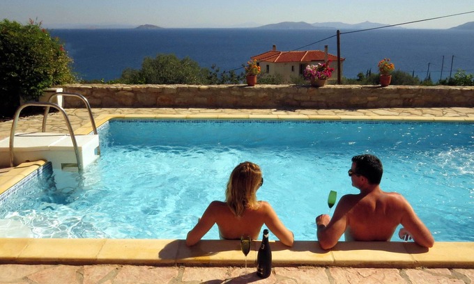 Melissopetra Apartamento | Villa idílica con impresionantes vistas.