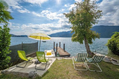 Pettenasco Apartamento | Il Glicine appartamento con darsena privata a lago