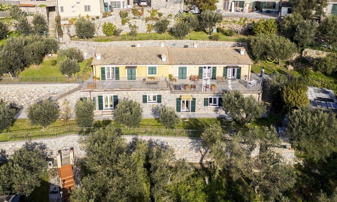 Poggio Favaro-San Bernardo Apartamento | Il Mare Tra Gli Ulivi, Bogliasco With Sea View