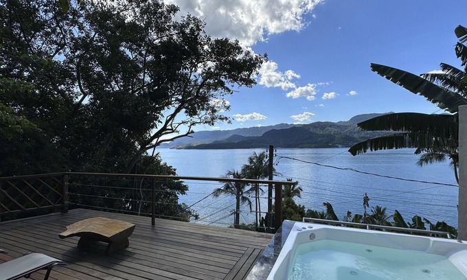 Cambaquara Casa | Ilhabela: refúgio na natureza c/ vista espetacular