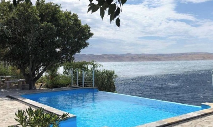 Karlobag Casa | Imanje uz plažu sa tenis igralištem i bazenom: Unit A1