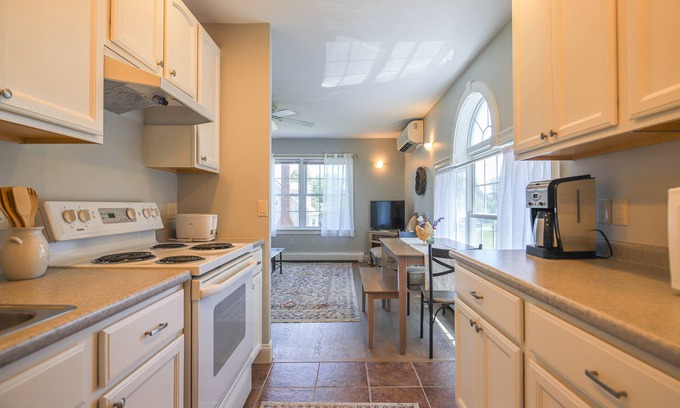 Cape Elizabeth Apartamento | Cape Elizabeth, Maine frente al Parque Estatal Crescent Beach