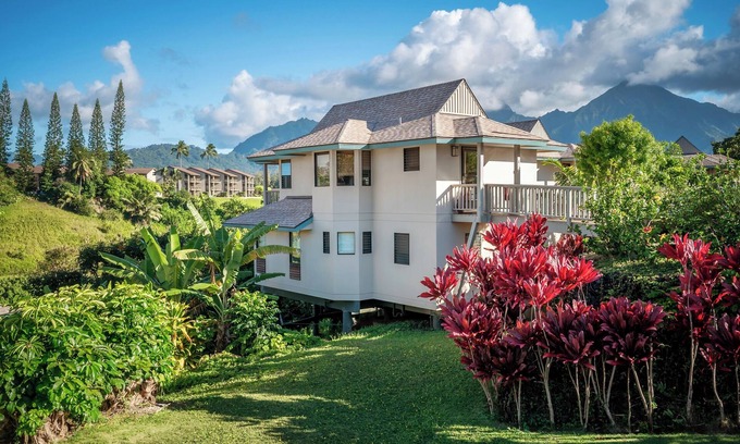 Princeville Villa | Hermosa villa independiente de 2 dormitorios sobre la playa Hideaways
