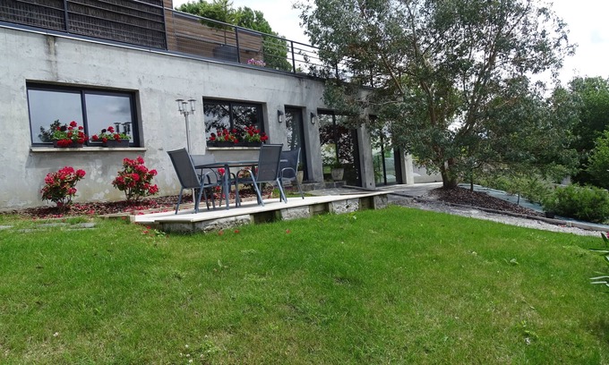 Gan Apartamento | En Béarn, entre mar y montaña, piscina privada climatizada cubierta.