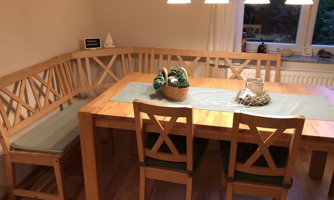 Eckernfoerde Casa | En Eckernförde en el mar Báltico: casa de vacaciones confortable con chimenea cerca de la playa