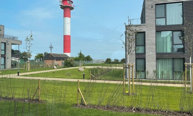 Marienleuchte Apartamento | In the Küstenleuchten vacation apartment, you live right by the sea - with pr