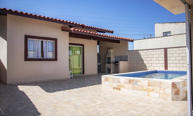 Tupy Casa | Incrível casa com piscina e churrasq - Itanhaém/SP