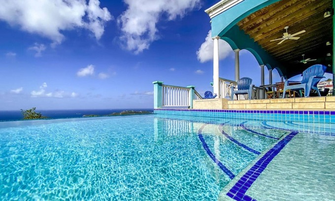 Estate Kings Quarter Casa | Incredible 3 BR Villa with Fabulous 160º Views of Charlotte Amalie Harbor!