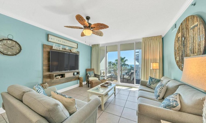 Fort Walton Beach Apartamento | Incredible Courtyard Pools and Gulf Views Waterscape C506 Sleeps 10