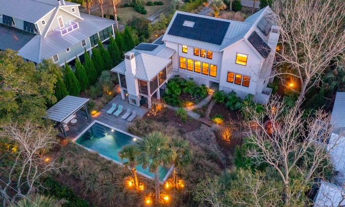 Sullivan's Island Casa | Incredible Sullivan's Island Home with Pool - Monthly Rental Only
