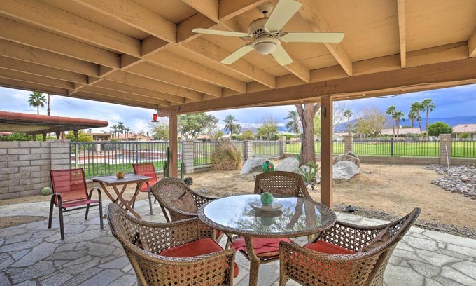Indio Casa | Indio Escape with Fire Pit and Resort Amenities!